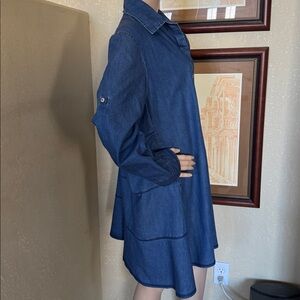 Beyond Threads Peru Women’s Denim Dress sz 2X